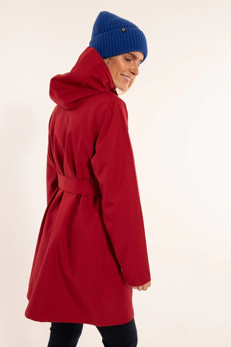 Danefae Regenmantel Damen Danerainlover Rot