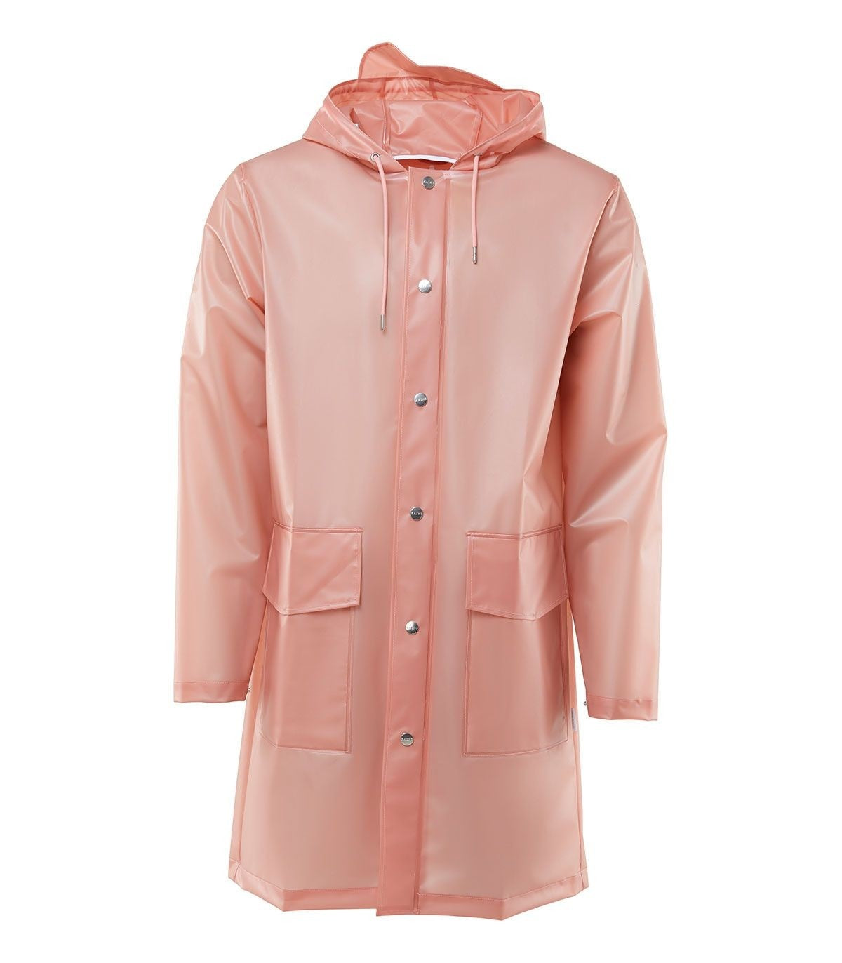 RAINS Hooded Coat Foggy Coral Sale