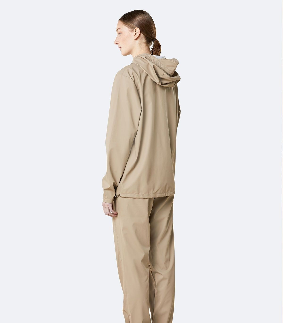 rains-short-hooded-coat-beige