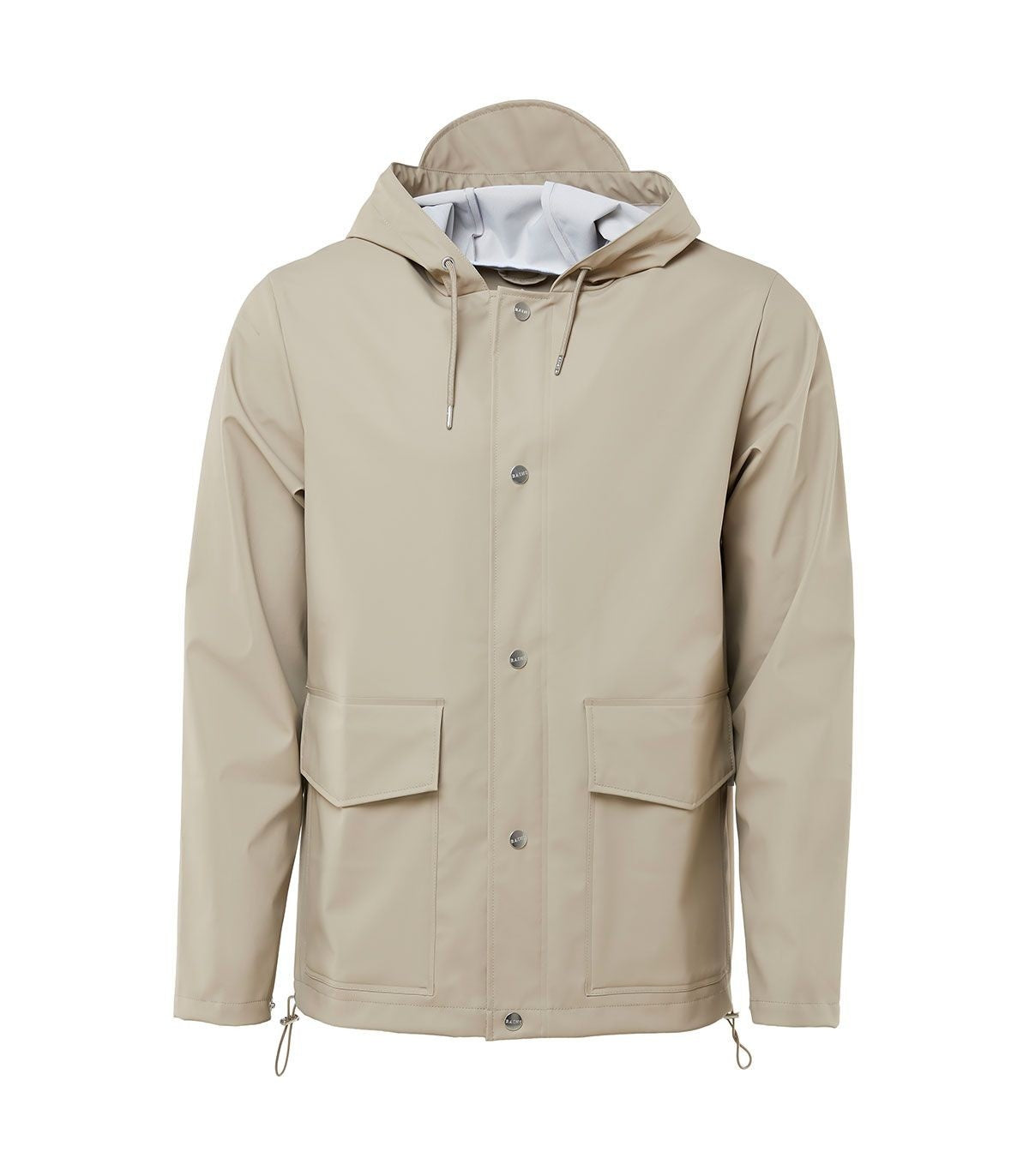 rains-short-hooded-coat-beige