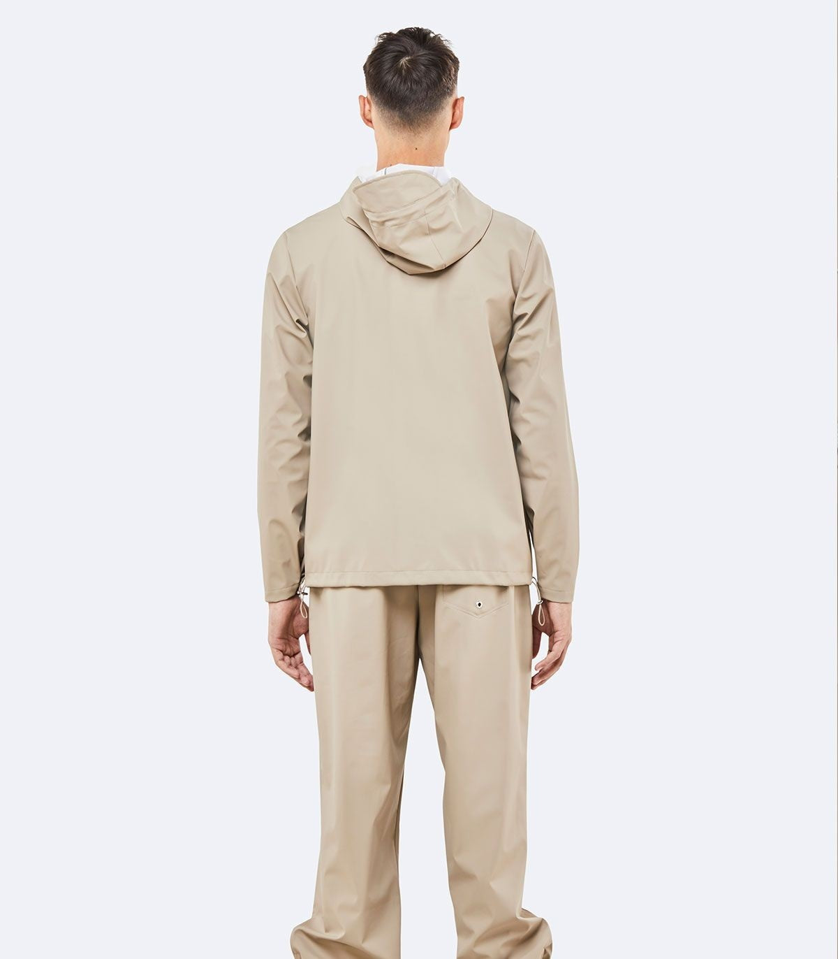 rains-short-hooded-coat-beige