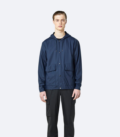 rains-short-hooded-coat-blauw