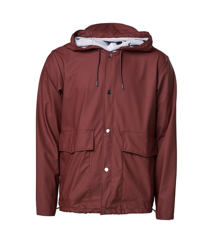 rains-short-hooded-coat-maroon