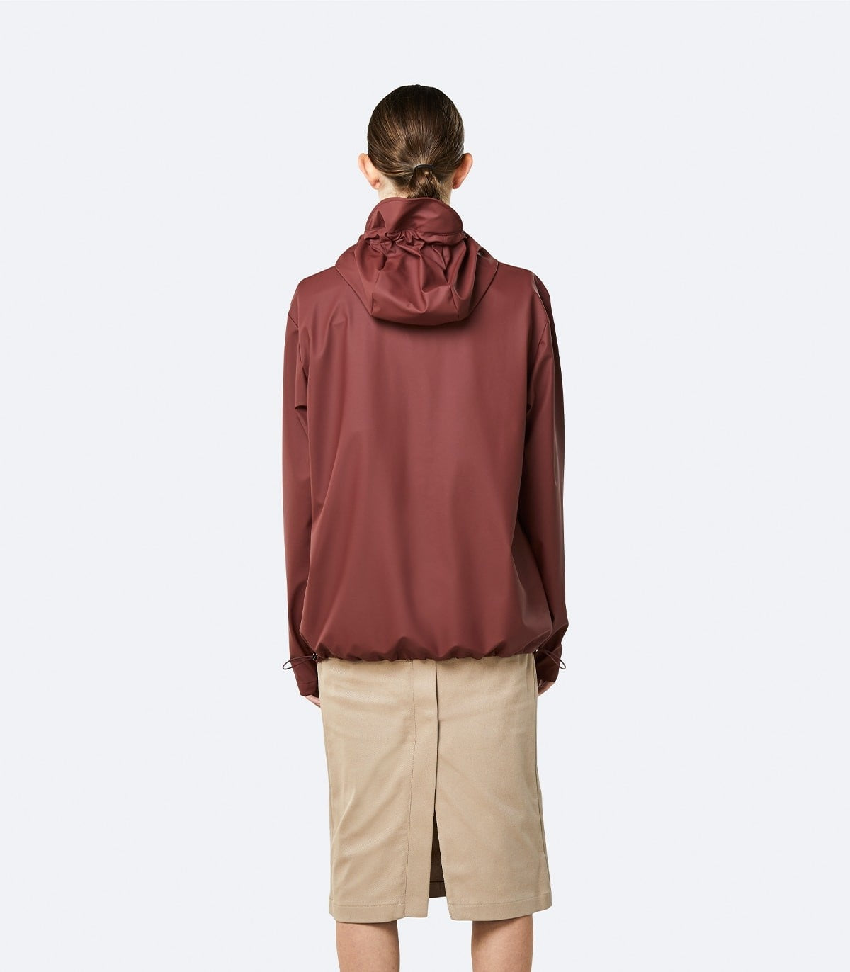 rains-short-hooded-coat-maroon