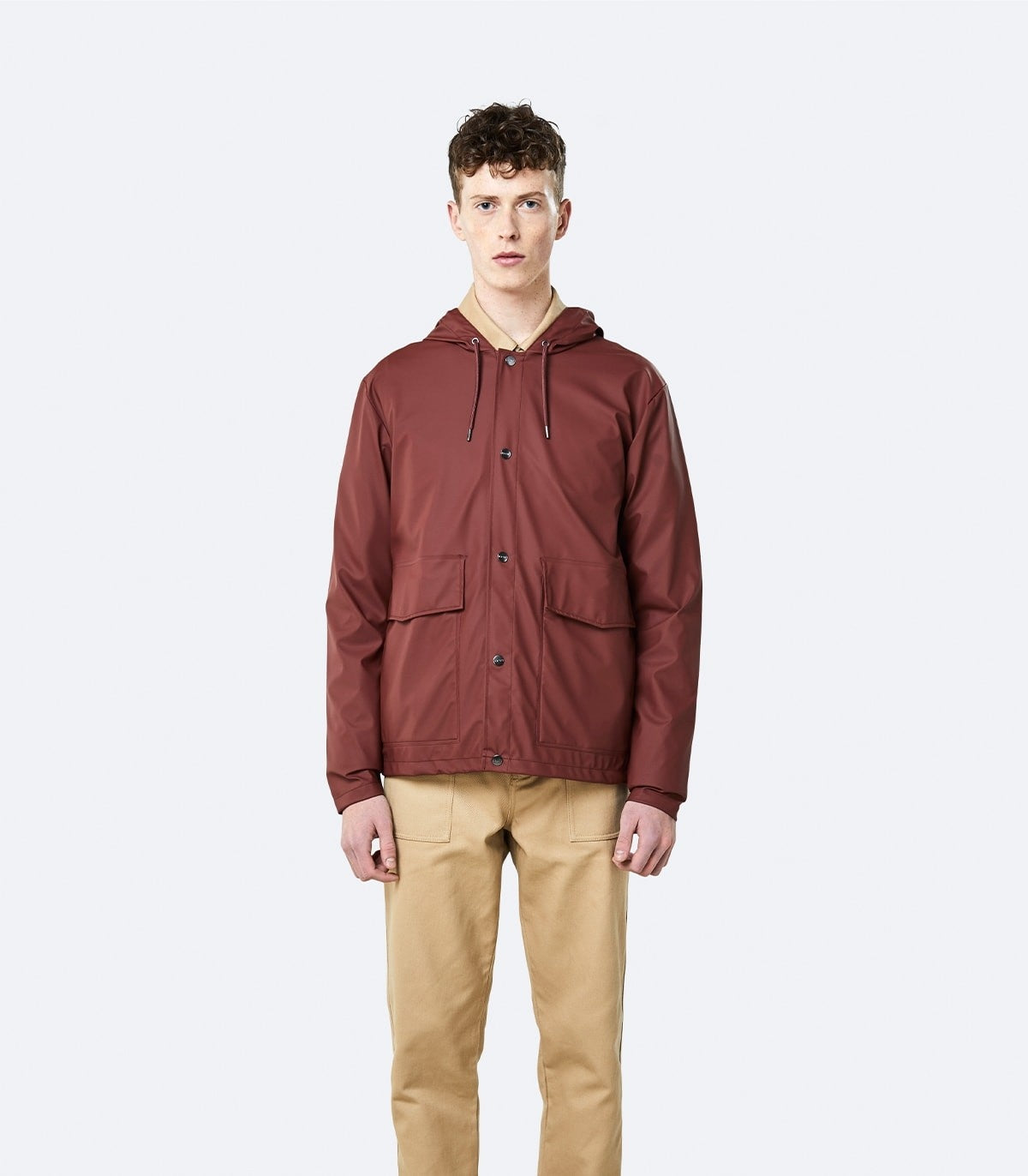 rains-short-hooded-coat-maroon