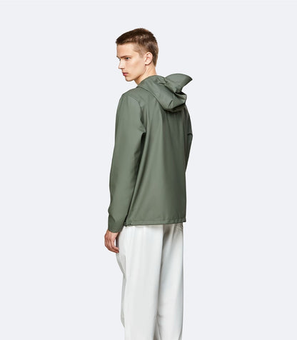 rains-short-hooded-coat-olive