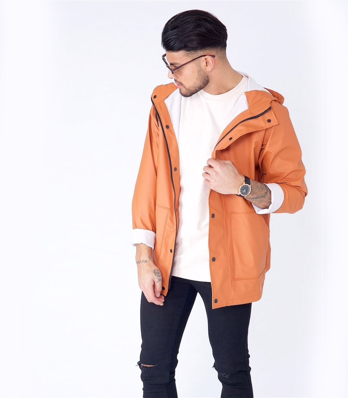 waterproof-hooded-jacket-rust